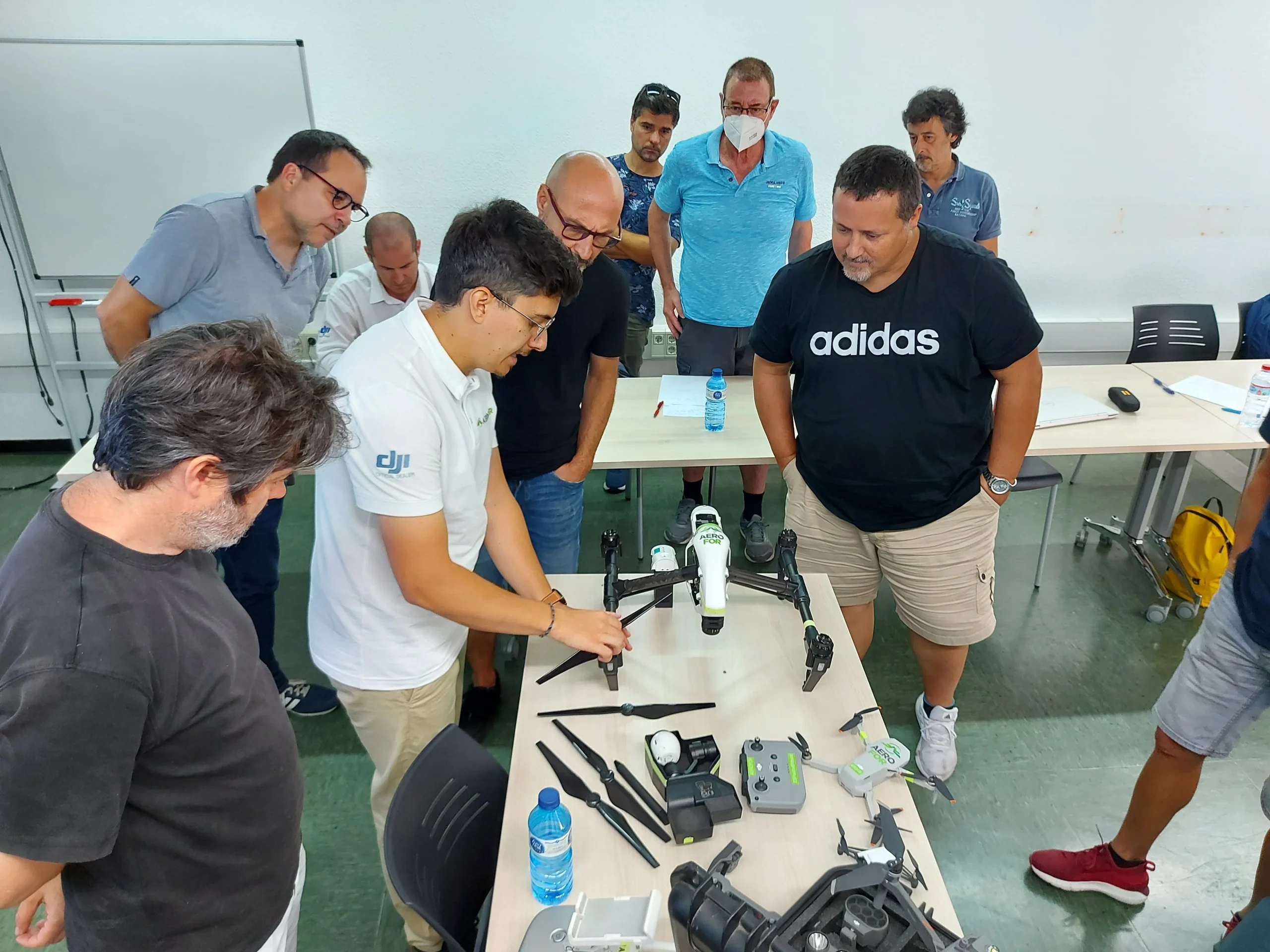 curs de drons per al professorat de Formació Professional de Catalunya