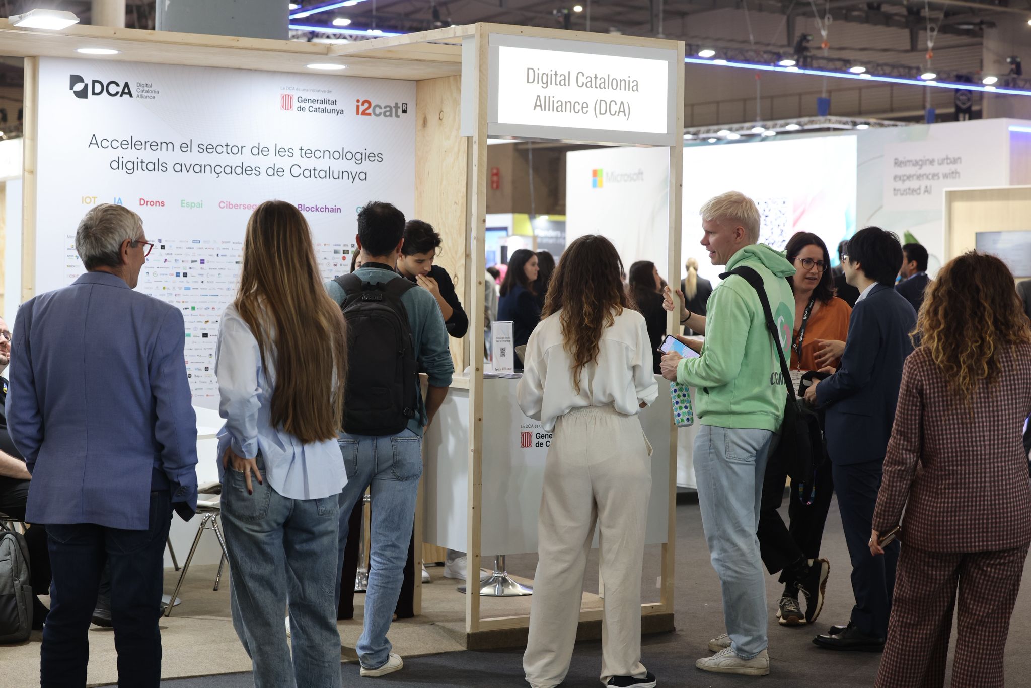 Estand de la Digital Catalonia Alliance (DCA) a l'SCEWC 2025