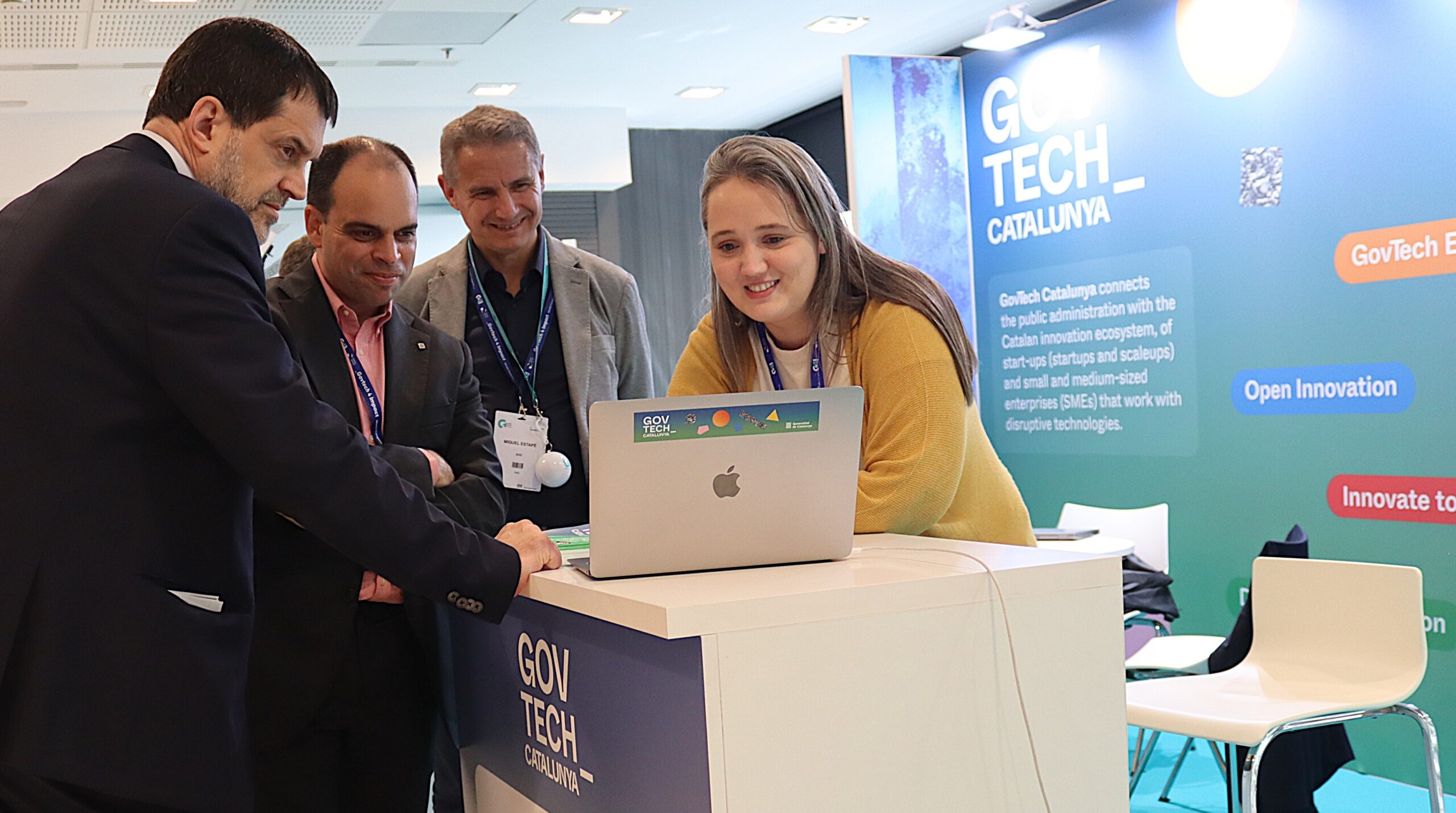 Estand de l'ecosistema GovTech català al GovTech for Impact World Congress 2026